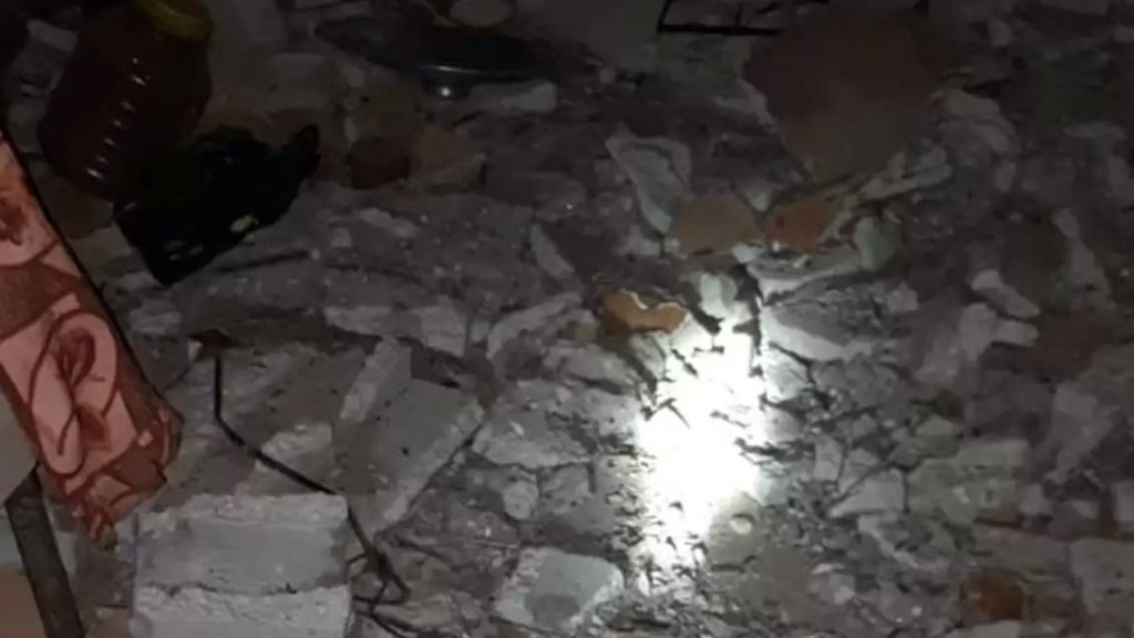 انهيار سقف منزل في طرابلس اثناء وجود العائلة بداخله والعناية الالهية أدت الى نجاة الأفراد