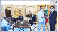  الرئيس دياب منح بطل لبنان في رياضة الفنون القتالية المختلطة محمد فخرالدين &quot;ميدالية القصر الحكومي&quot; 