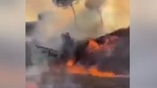 بالفيديو/ إخماد حريق كبير في بعبدات وسببه &quot;مواطن رمى سيجارته في الحرش&quot; بحسب مصادر الدفاع المدني!