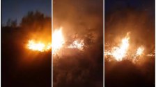 بالفيديو/ إندلاع حريق كبير في بساتين وأحراج بلدة الكنيسة في الشوف