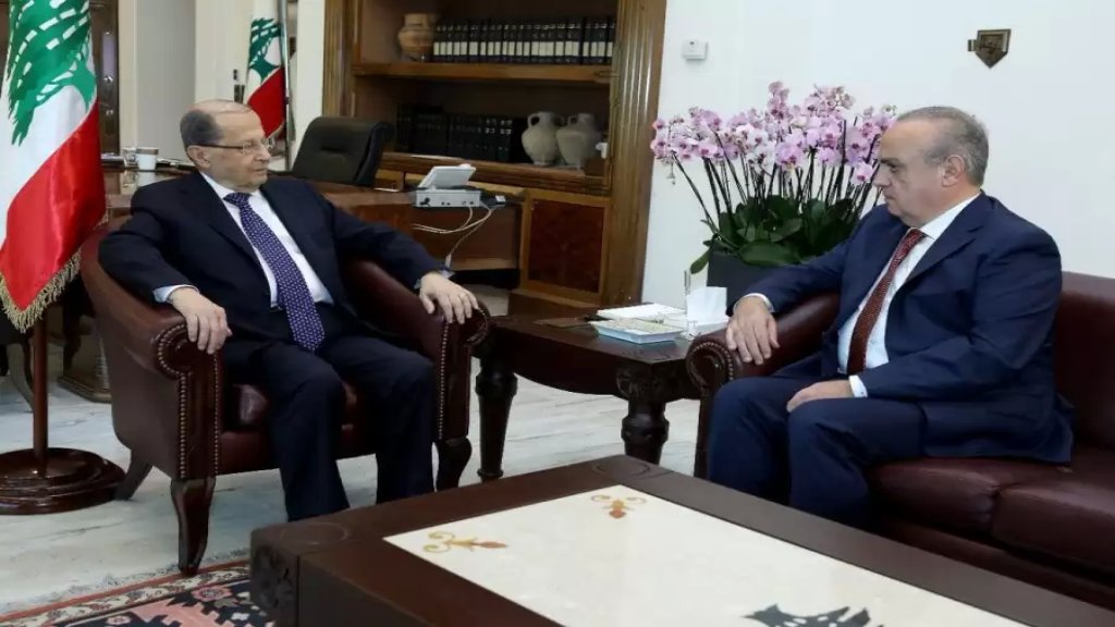 وهاب بعد لقائه الرئيس عون: الأجواء إيجابية والحكومة مسهلة لكن طالبنا الرئيس برفع العدد إلى عشرين وزيراً