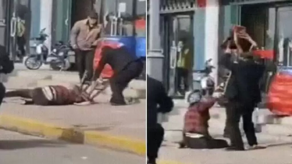 فيديو يثير غضباً واسعاً.. رجل يضرب زوجته حتى الموت في الشارع في الصين والعديد من المارة يتفرجون ولم يحرك أحد ساكناً!