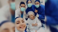 تبلغ من العمر 89 عاماً... &quot;تيتا تيريز&quot; إنتصرت على كورونا بعد 21 يوم في مستشفى طرابلس الحكومي