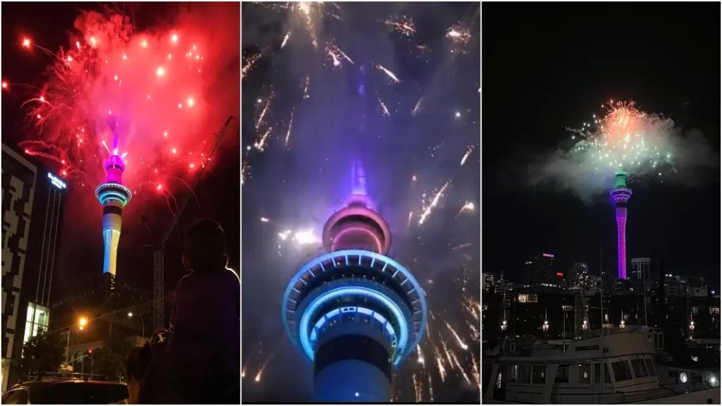 بالفيديو والصور/ نيوزيلندا أول دولة في العالم تستقبل العام الجديد 2021