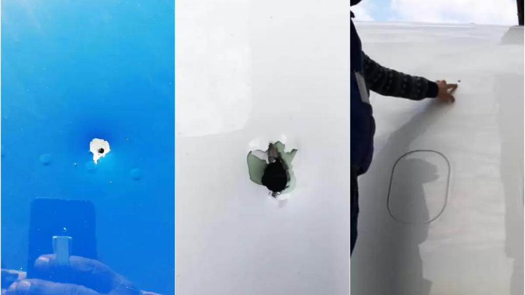 بالصور/ طائرات الميدل إيست المتوقفة في مطار بيروت لم تسلم من الرصاص العشوائي أمس!