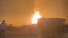 فيديو آخر متداول للانفجار في مستودع لقوارير الغاز في بلدة القصر - الهرمل 