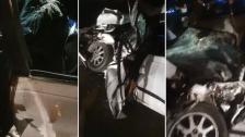 مقتل شخص في حادث سير مروع بين عدة سيارات على اتوستراد الدامور باتجاه الجنوب 