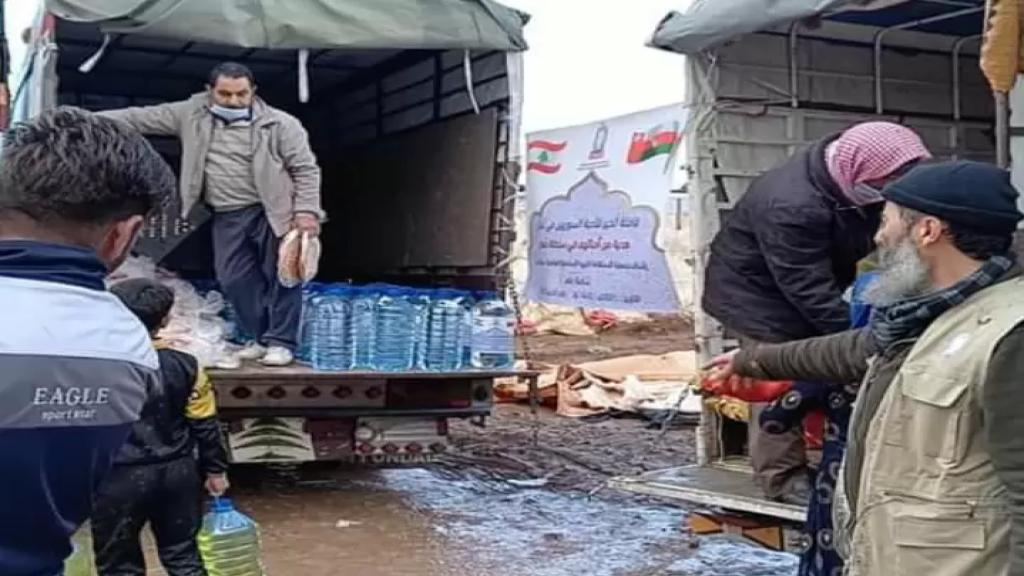 مساعدات من سلطنة عمان لمخيمات سهل عكار