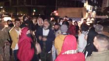 تجمع لمحتجين في ساحة تقاطع ايليا