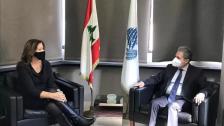 سفيرة الولايات المتحدة بعد لقائها وزني: نحاول مساعدة الشعب اللبناني على معالجة الاوضاع الاقتصادية الصعبة التي يمر بها