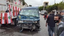 الدفاع المدني: 14 جريح حصيلة حادث السير في الكرنتينا