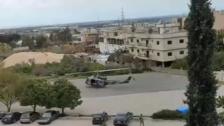 بالفيديو/ هبوط طوافة للجيش اللبناني في ساحة مستشفى اليوسف في حلبا لنقل مريض بحالة حرجة الى بيروت