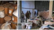 بالصور/ الجيش يدهم في الجمالية -بعلبك ويضبط مصنعاً لتصنيع المخدرات