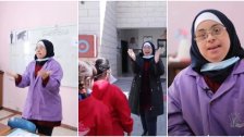 بالفيديو/ هبة...أول معلمة مصابة بمتلازمة داون في فلسطين: &quot;حابة أكون مديرة مدرسة أطفال الدوان&quot; 