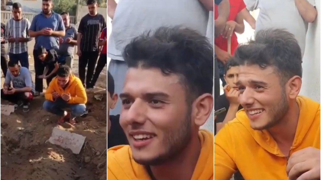 بالفيديو/ من قصص الحب التي دُفنت تحت أنقاض غزة.. &quot;أنس&quot; شيّع جثمان خطيبته قبل زواجهما المقرر بعد العيد