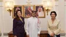  السفير السعودي في لبنان يلتقي في دارته باليرزة سفيرتي الولايات المتحدة الاميركية وفرنسا