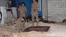 الجيش يصادر ٢١ الف ليتر مازوت مخبأة في خزانات تحت الارض في صيدا طريق السكة