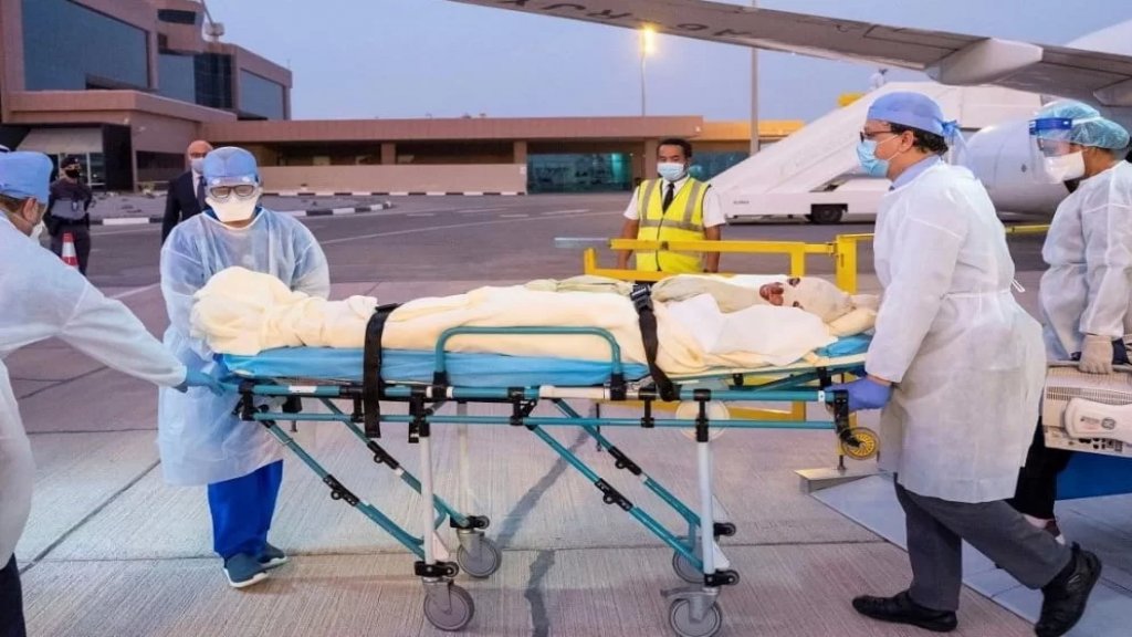 بالصور/ عدد من جرحى انفجار التليل-عكار في الإمارات لتلّقي العلاج