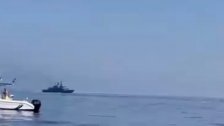 بالفيديو/ سفن حربية قبالة المياه الإقليمية اللبنانية... تدريبات بين الجيش واليونيفيل!