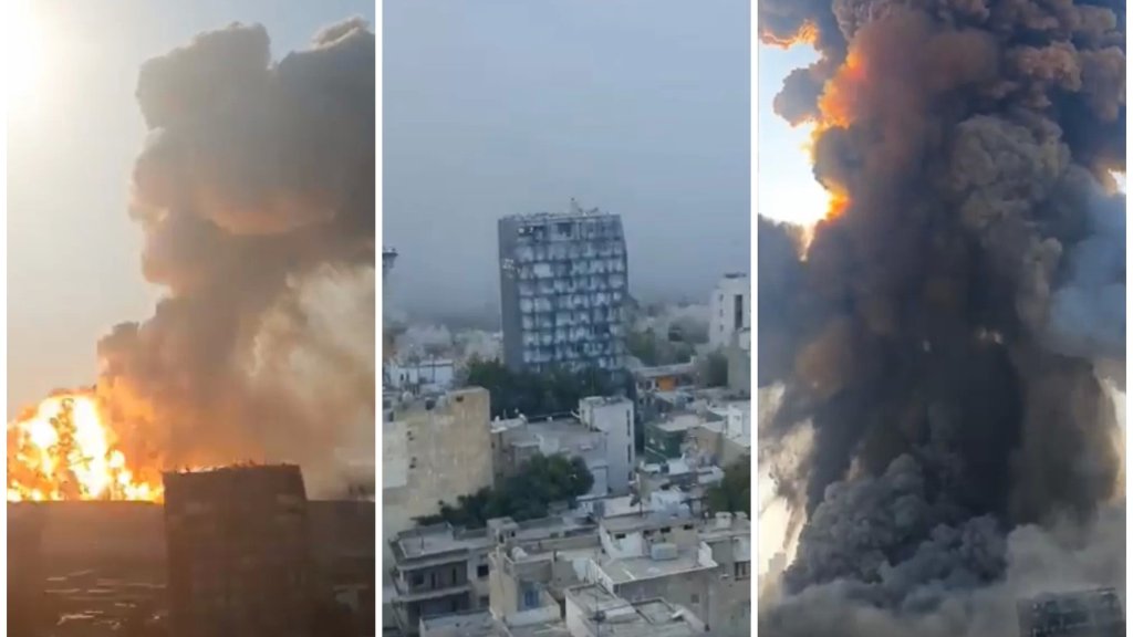 فيديو متداول للقطة جديدة مرعبة تظهر لحظة إنفجار مرفأ بيروت في الرابع من آب