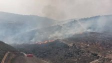 بالفيديو/ حريق كبير بين بلدتي حاريص ودير انطار!