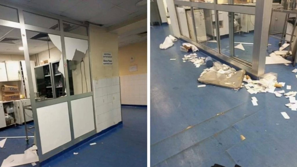 بالصور/ كسروا قسم الطوارئ في مستشفى طرابلس الحكومي بعد نبأ وفاة سيدة!