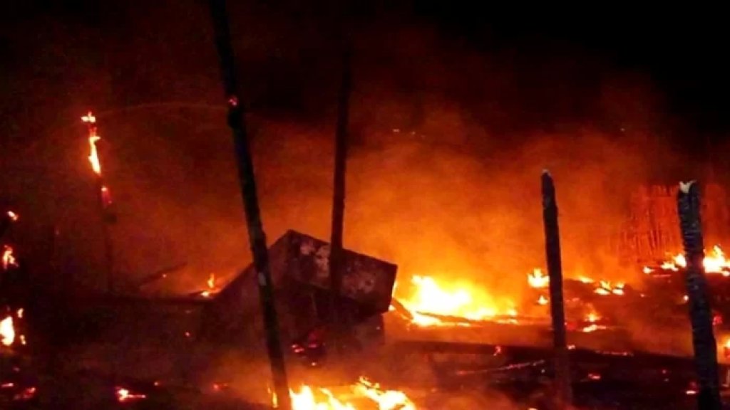 إحتراق خيمتين للنازحين السورين في خراج بلدة قبة شمرا بسهل عكار 