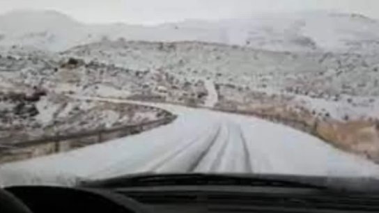 الثلوج قطعت الطرق الجبلية في الشوف