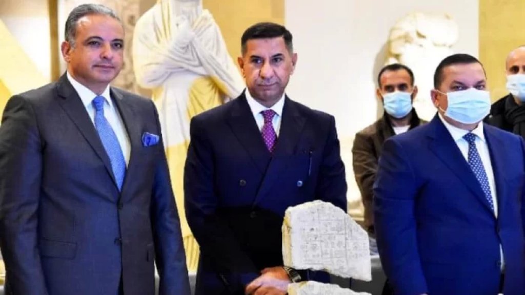 وزير الثقافة في احتفال تسليم قطع أثرية إلى العراق: بيروت لا تغادر قلوب العراقيين وبغداد لا تغادر قلوب اللبنانيين ونحن وأنتم واحد