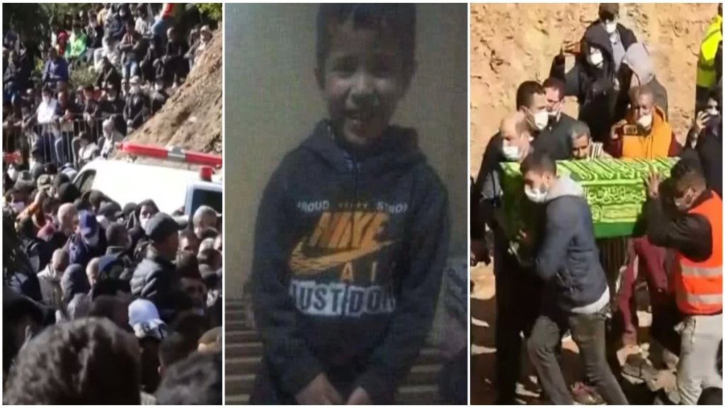 بالفيديو والصور/ وسط حضور مهيب.. المغرب يودع الطفل ريان إلى مثواه الأخير