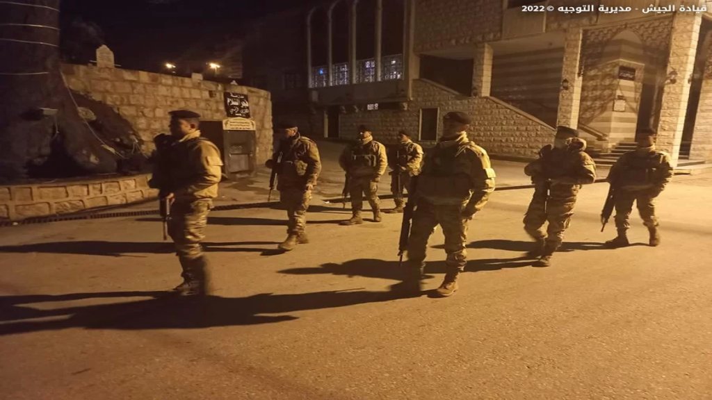 بالصور/ الجيش: توقيف 9 لبنانيين و15 سورياً في طرابلس وعكار 