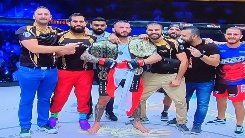 أول بطل من منطقة الشرق الأوسط وافريقيا.. اللبناني محمد فخر الدين يرفع إسم لبنان ويدخل تاريخ رياضة الـMMA!