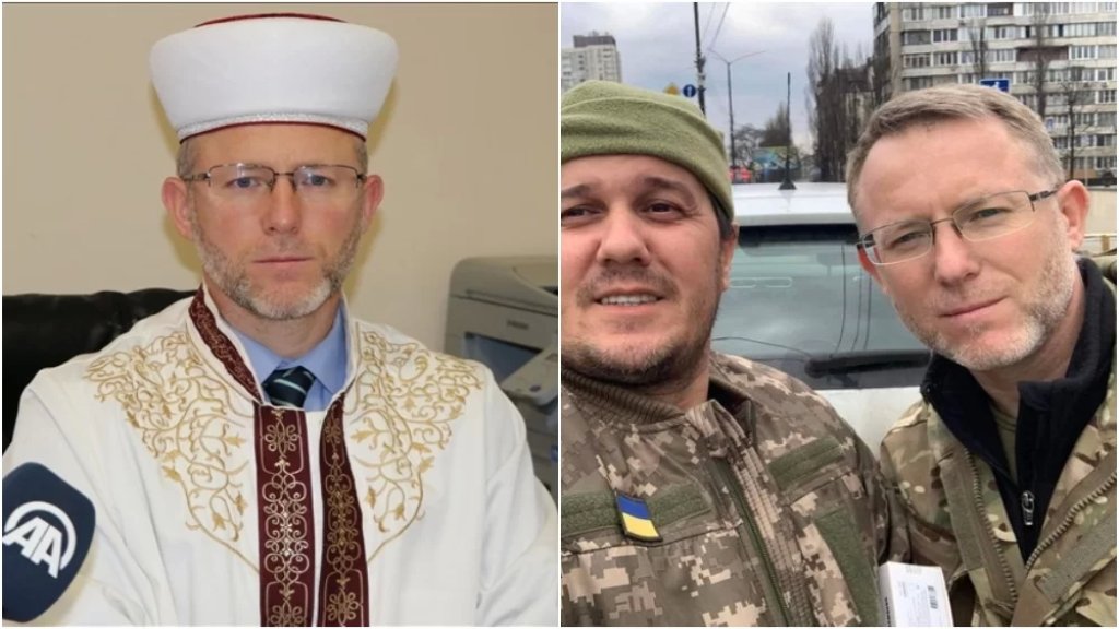 مفتي أوكرانيا يخلع عمامته ويرتدي زي العسكري ويدعو المسلمين لتجنب القتال إلى جانب روسيا: "أوكرانيا ليست سوريا"!