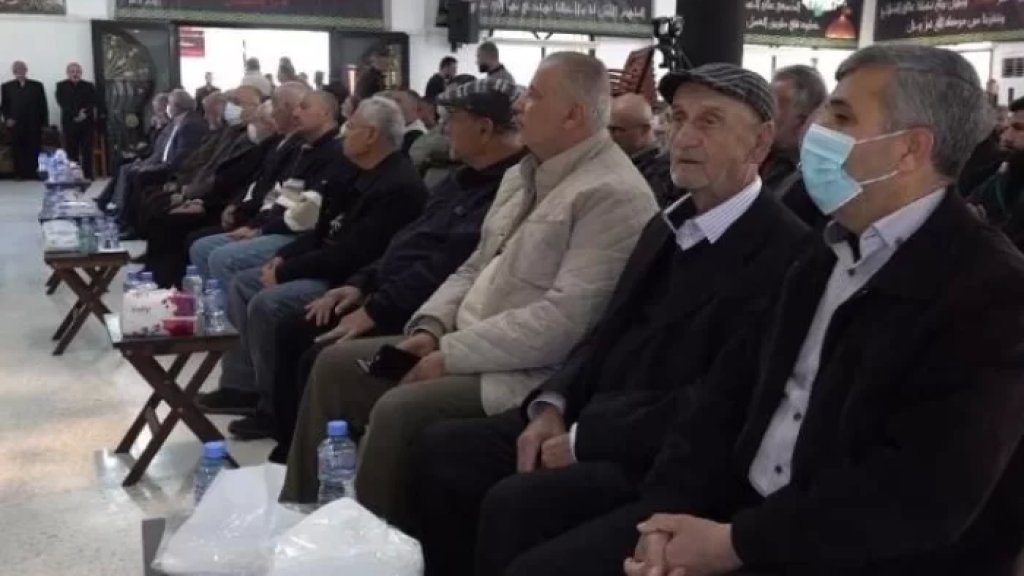 احياء ذكرى مرور ثلاثة أيام على ضحايا مجزرة أنصار المروعة في حسينية البلدة