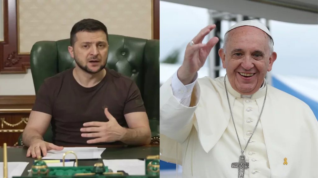 البابا فرنسيس يعتزم زيارة كييف تلبية لدعوة زيلينسكي