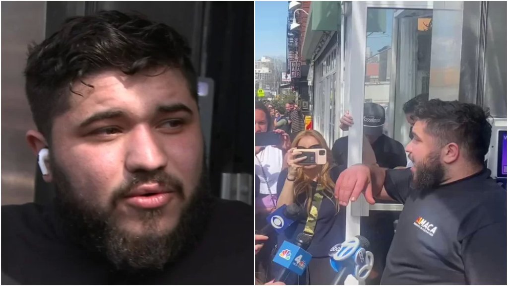 بالفيديو/ &ldquo;أمسكنا به الحمد لله&rdquo;.. شاب سوري ساعد الشرطة في اعتقال منفذ هجوم محطة القطار بنيويورك!