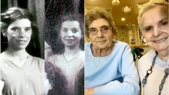بالصور/ بعد 70 عاماً من الفراق: صديقتان من أيام الطفولة تلتقيان بالصدفة... في دار للمُسنين