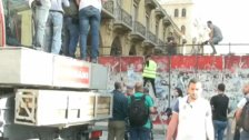 بالفيديو/ بدء رفع الجدار الإسمنتيّ والتدابير المتّخذة في محيط مجلس النواب!