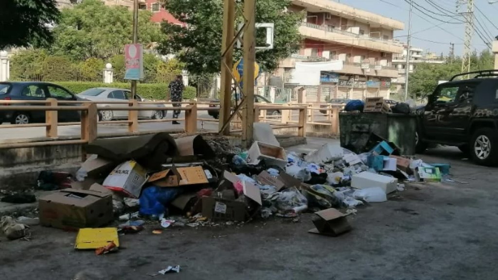 عمال بلدية بعلبك أعلنوا الإضراب وتوقفوا عن جمع النفايات