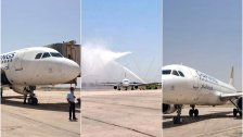 وصول أول رحلة طيران سورية قادمة من الكويت إلى مطار حلب الدولي بعد انقطاع لنحو 10 سنوات