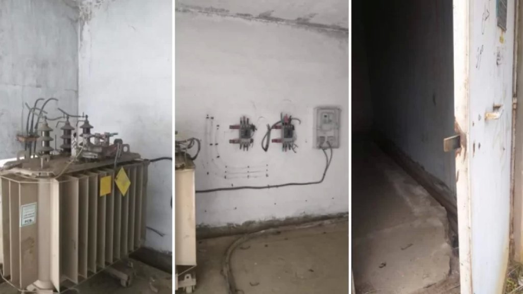 بالصور/ سرقوا محطة الكهرباء التي تغذي قصر العدل وفصيلة الدرك في الجديدة :  "وين صارت بأي بلد بالعالم"