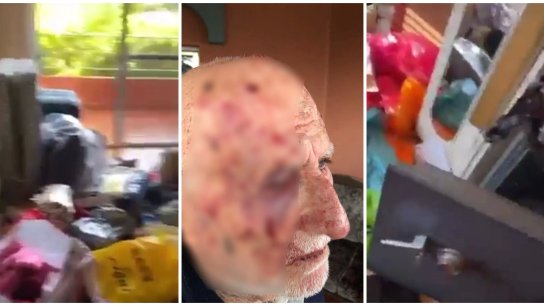 فيديو متداول: مجهولون سرقوا منزل رجل مسن في طورا -قضاء صور واعتدوا عليه بالضرب