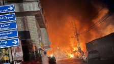 بالفيديو/ حريق كبير في بنت جبيل قرب المنازل السكنية في محلة &quot;تحت اللوكس&quot;