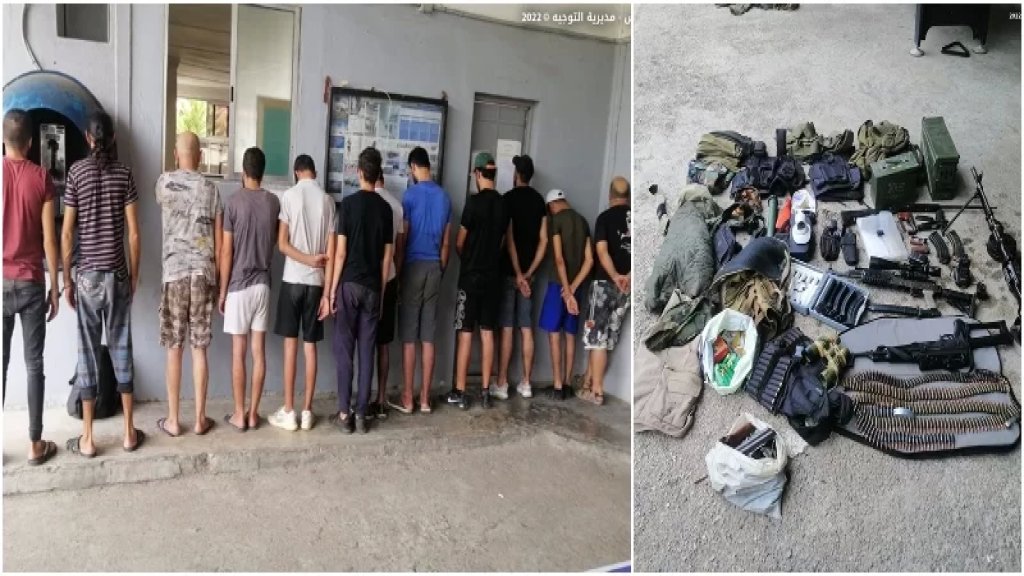 الجيش يدهم مبنى في بلدة ذوق الحبالصة العكارية.. أوقف 11 سورياً ولبنانيَّين وضبط أسلحة وذخائر مختلفة!
