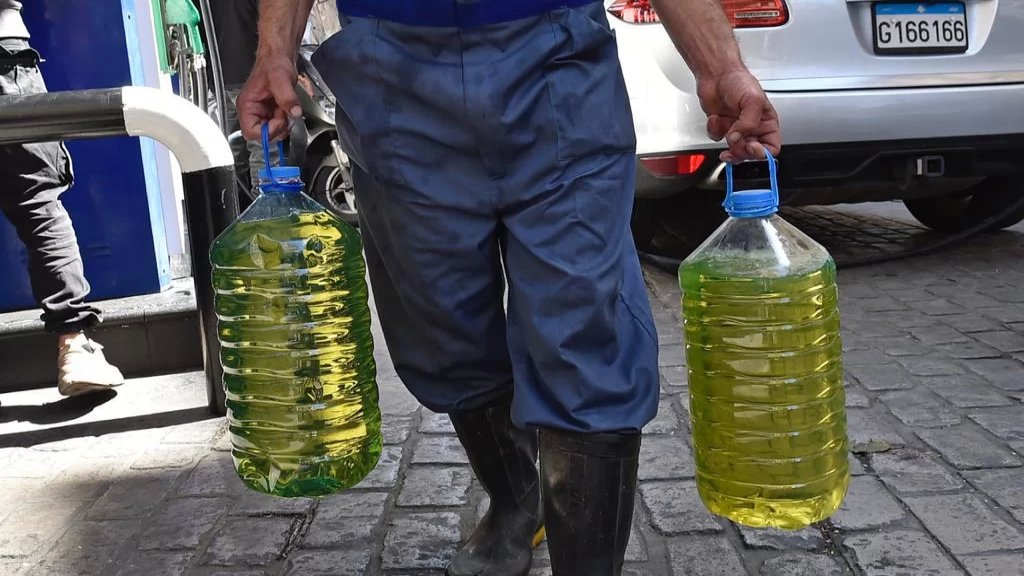 شماس: نتجه لدولرة تنكة البنزين واذا رُفع الدعم سيزيد سعر تنكة البنزين بين 20 و25 الف ليرة
