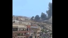 بالفيديو/ حريق كبير في مطمر نفايات طرابلس وفرق الاطفاء تعمل على إِخماده