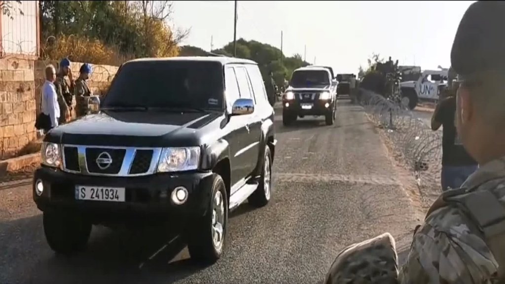 بالفيديو/ انتهاء التسليم لاتفاقية الترسيم وخروج الوفد اللبناني من رأس الناقورة