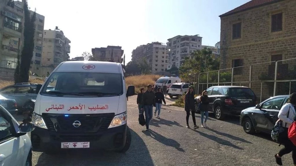 انهيار سقف مدرسة الأميركان في جبل محسن - طرابلس وسقوط جرحى