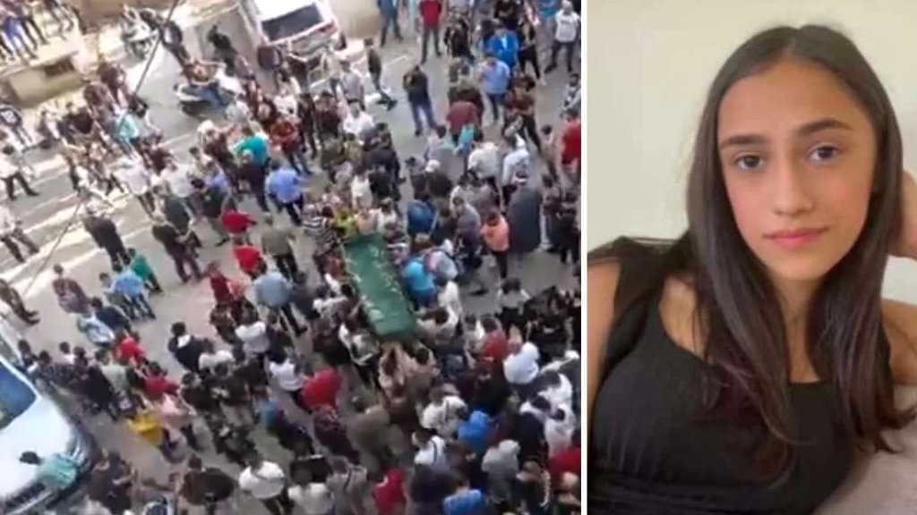 فيديو من تشييع الطالبة ماغي محمود في جبل محسن... ضحية حادثة انهيار السقف في مدرسة الأميركان