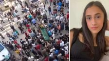 فيديو من تشييع الطالبة ماغي محمود في جبل محسن... ضحية حادثة انهيار السقف في مدرسة الأميركان
